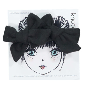 WOOLLY MINI BOW SET - KNOT Hairbands