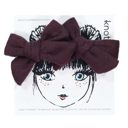 WOOLLY MINI BOW SET - KNOT Hairbands