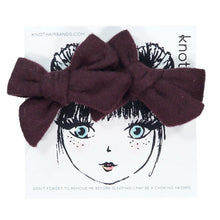 Load image into Gallery viewer, WOOLLY MINI BOW SET - KNOT Hairbands