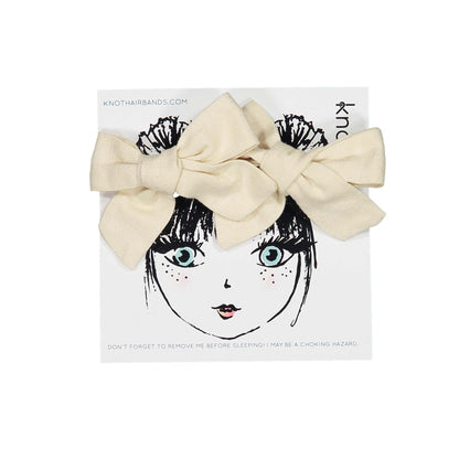 WOVEN BOW SET - KNOT Hairbands