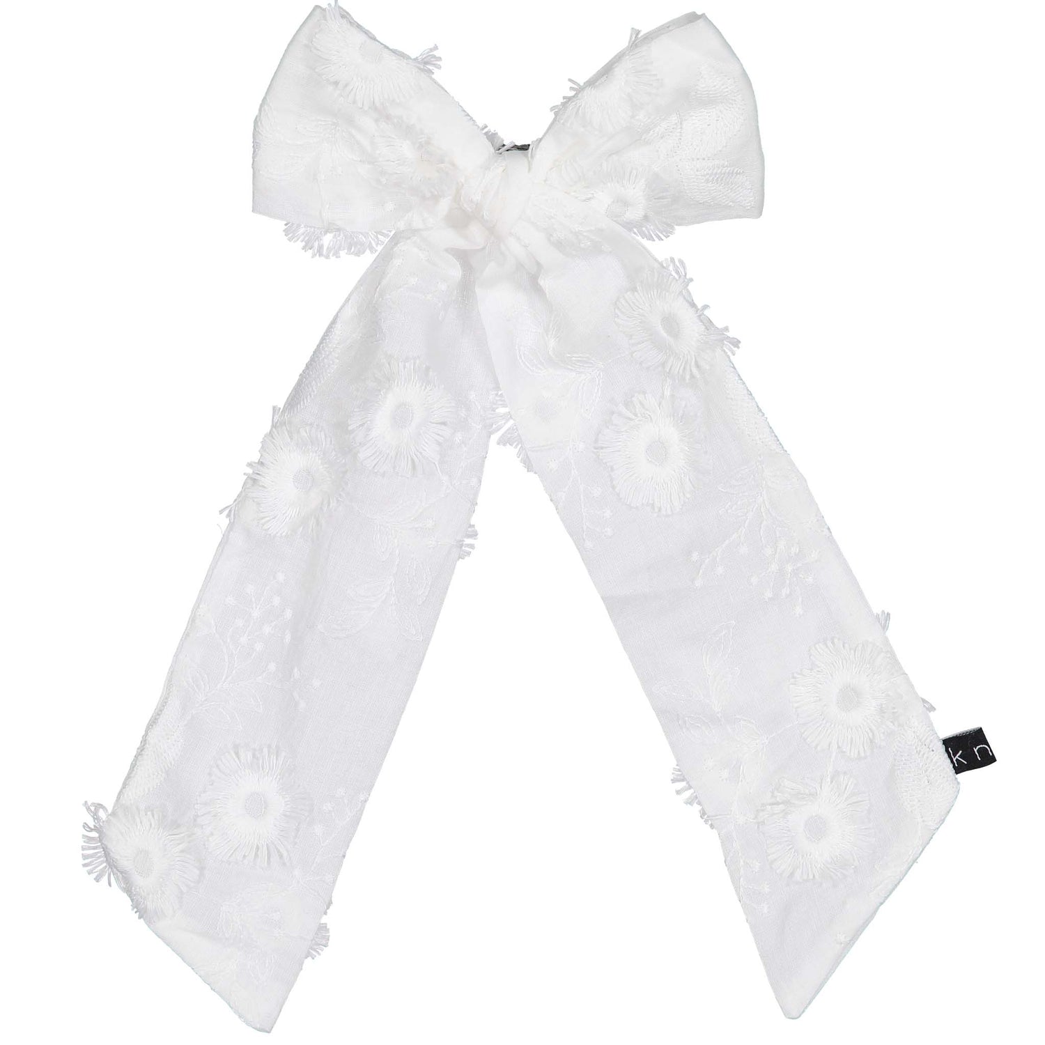FLORAL BOW CLIP - KNOT Hairbands