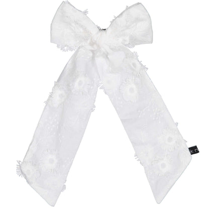 FLORAL BOW CLIP - KNOT Hairbands