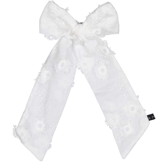 FLORAL BOW CLIP - KNOT Hairbands
