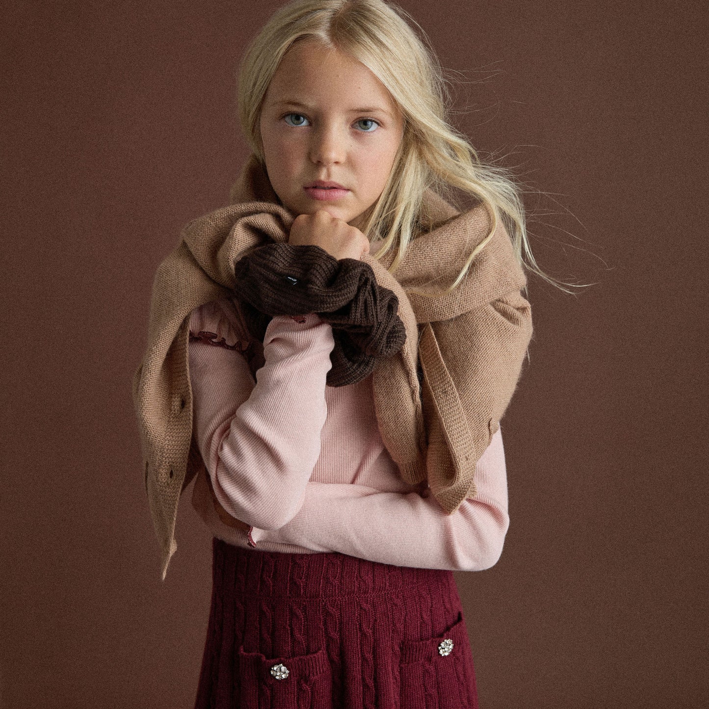 WAFFLE JUMBO SCRUNCHIE AW26