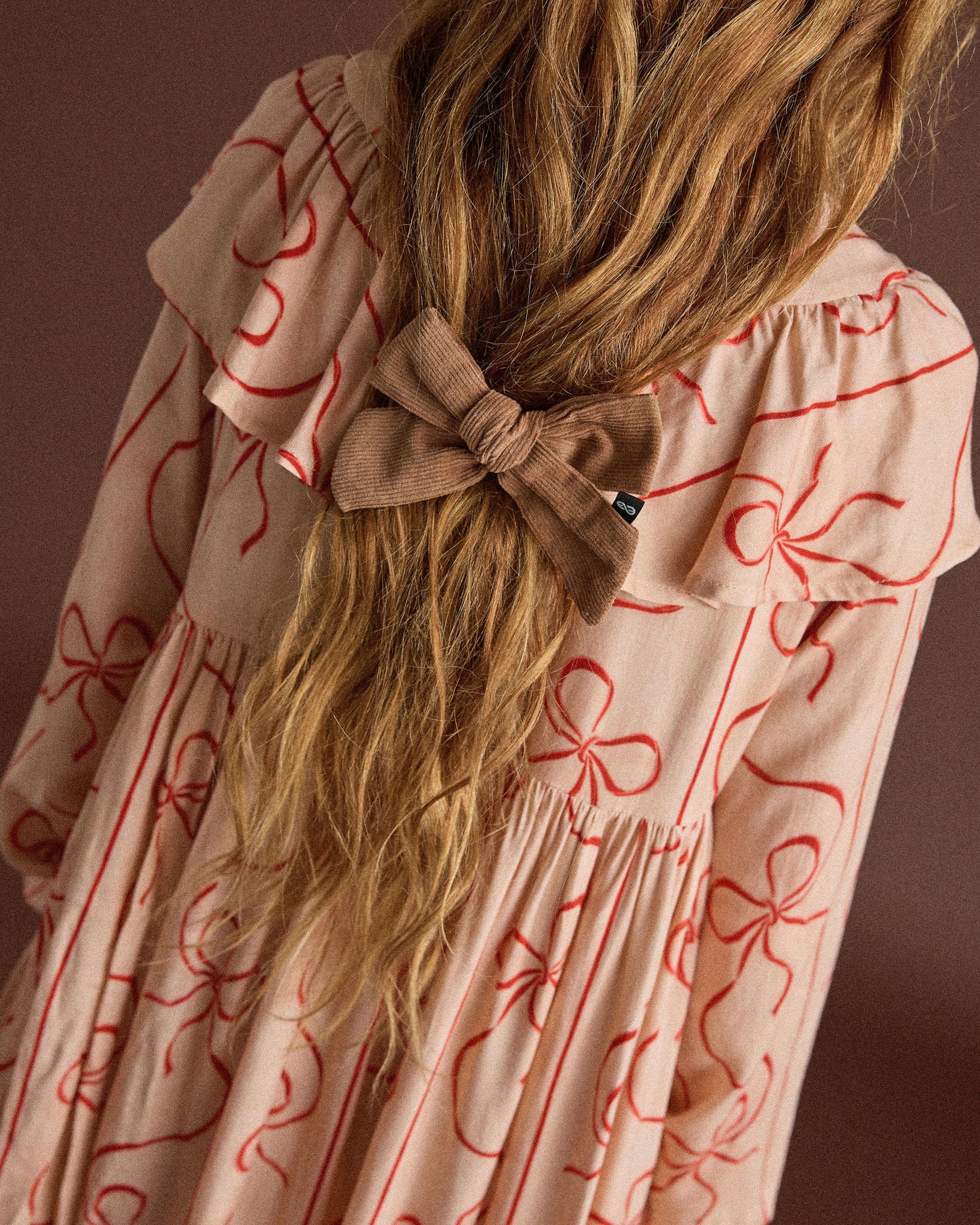CORDUROY BOW CLIP