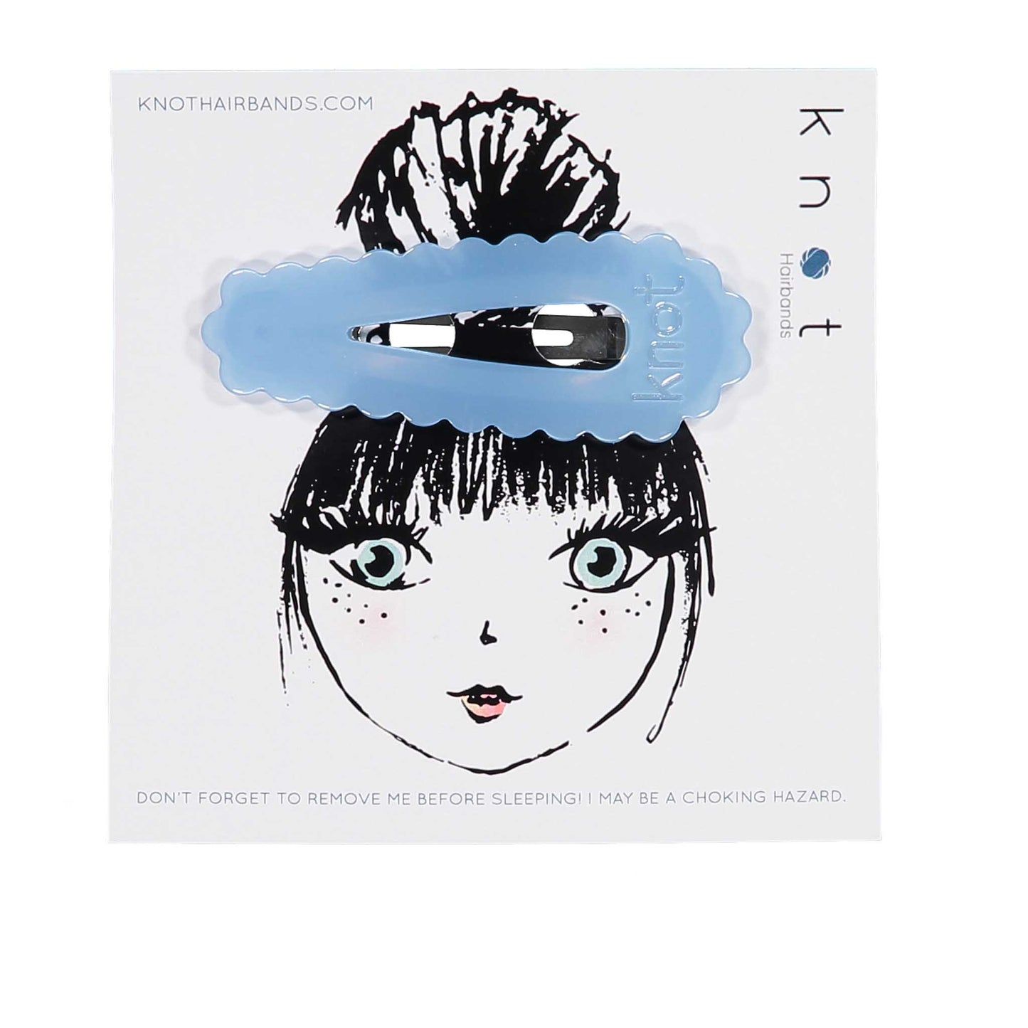 PASTEL SINGLE CLIP - KNOT Hairbands