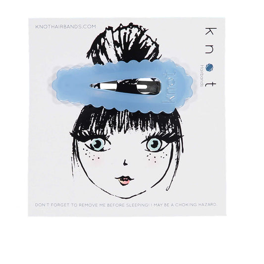 PASTEL SINGLE CLIP - KNOT Hairbands