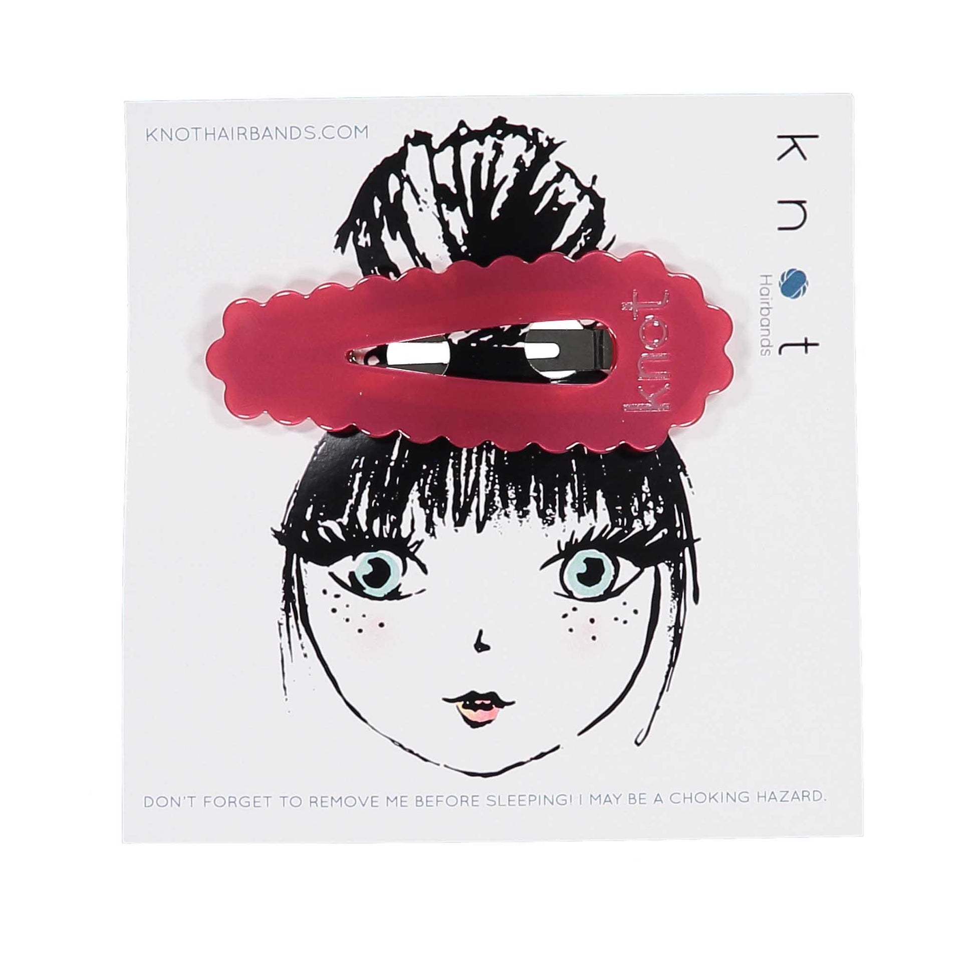 PASTEL SINGLE CLIP - KNOT Hairbands