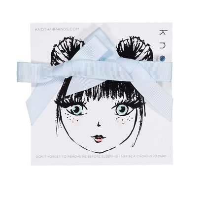 RIBBON MINI CLIP SET - KNOT Hairbands