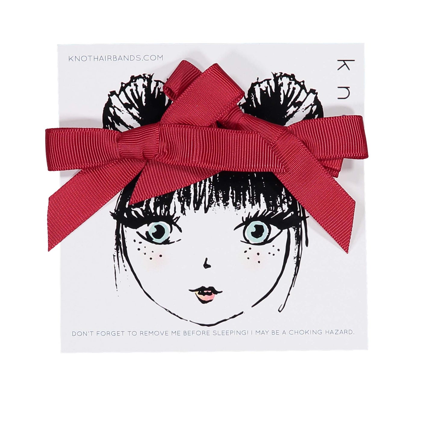 RIBBON MINI CLIP SET - KNOT Hairbands