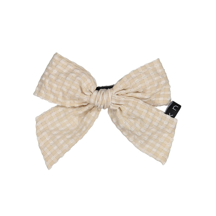 SEERSUCKER BOW CLIP - KNOT Hairbands