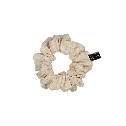 SEERSUCKER PETITE SCRUNCHIE - KNOT Hairbands