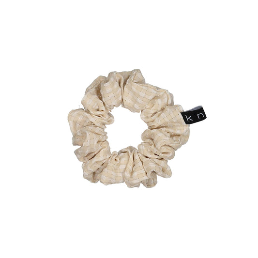 SEERSUCKER PETITE SCRUNCHIE - KNOT Hairbands