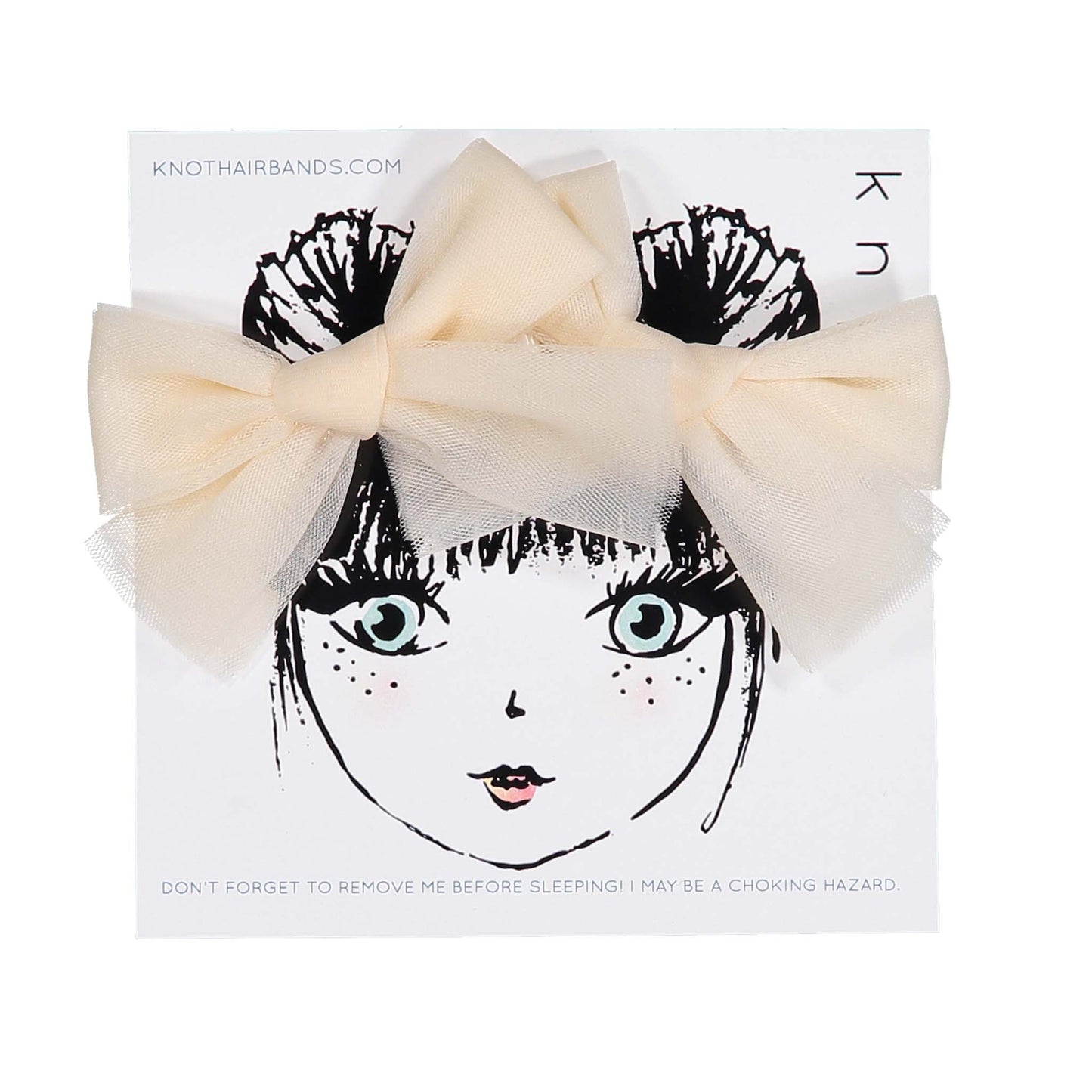 TULLE MINI CLIP SET - KNOT Hairbands