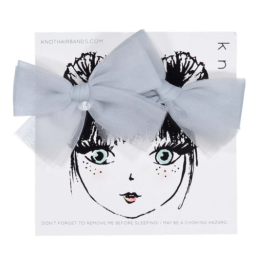 TULLE MINI CLIP SET - KNOT Hairbands