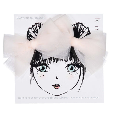 TULLE MINI CLIP SET - KNOT Hairbands