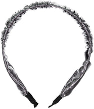 Load image into Gallery viewer, SCRUNCH Hairband // Gunmetal - KNOT Hairbands