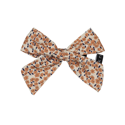 BERRY FLORAL BOW CLIP - KNOT Hairbands