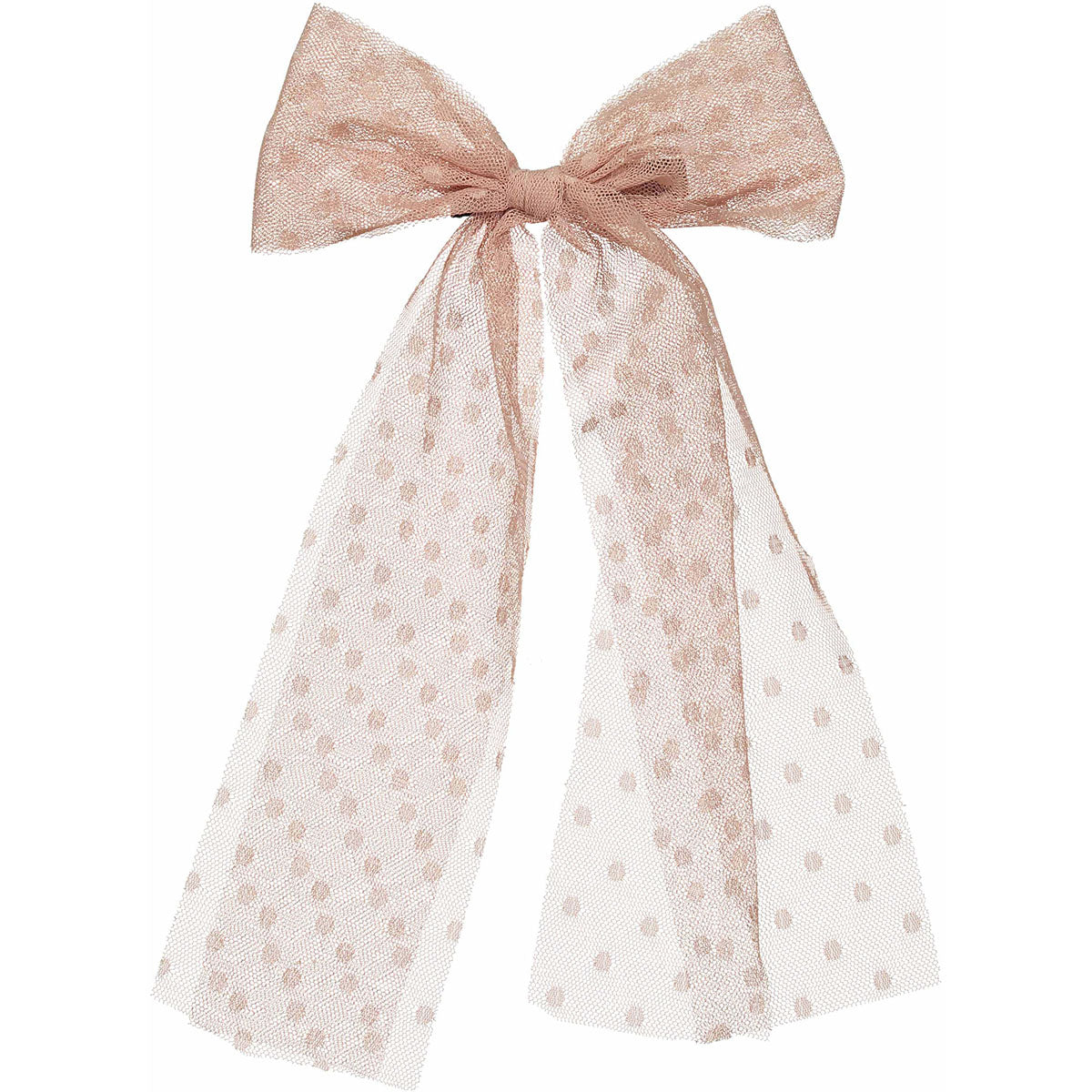BRUSHED BOW CLIP - KNOT Hairbands