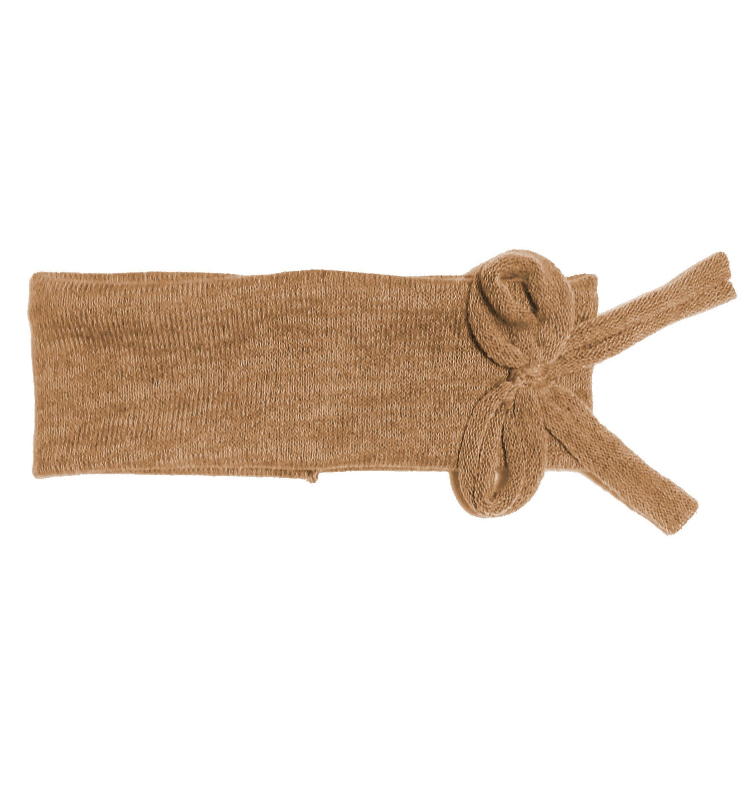 Bébé Bow Headwrap // Almond KNIT - KNOT Hairbands