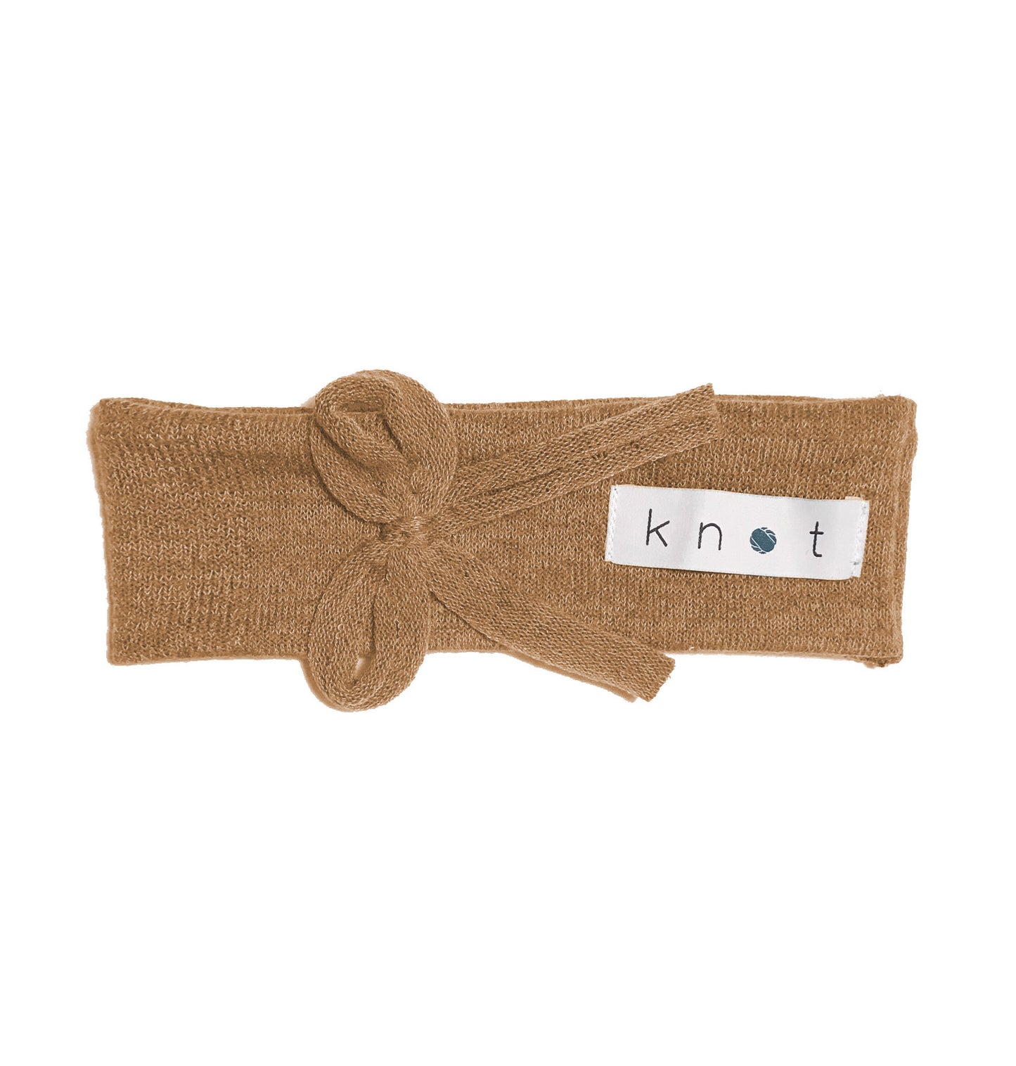 Bébé Bow Headwrap // Almond KNIT - KNOT Hairbands