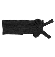 Load image into Gallery viewer, Bébé Bow Headwrap // Black KNIT - KNOT Hairbands