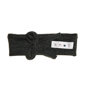 Bébé Bow Headwrap // Black KNIT - KNOT Hairbands