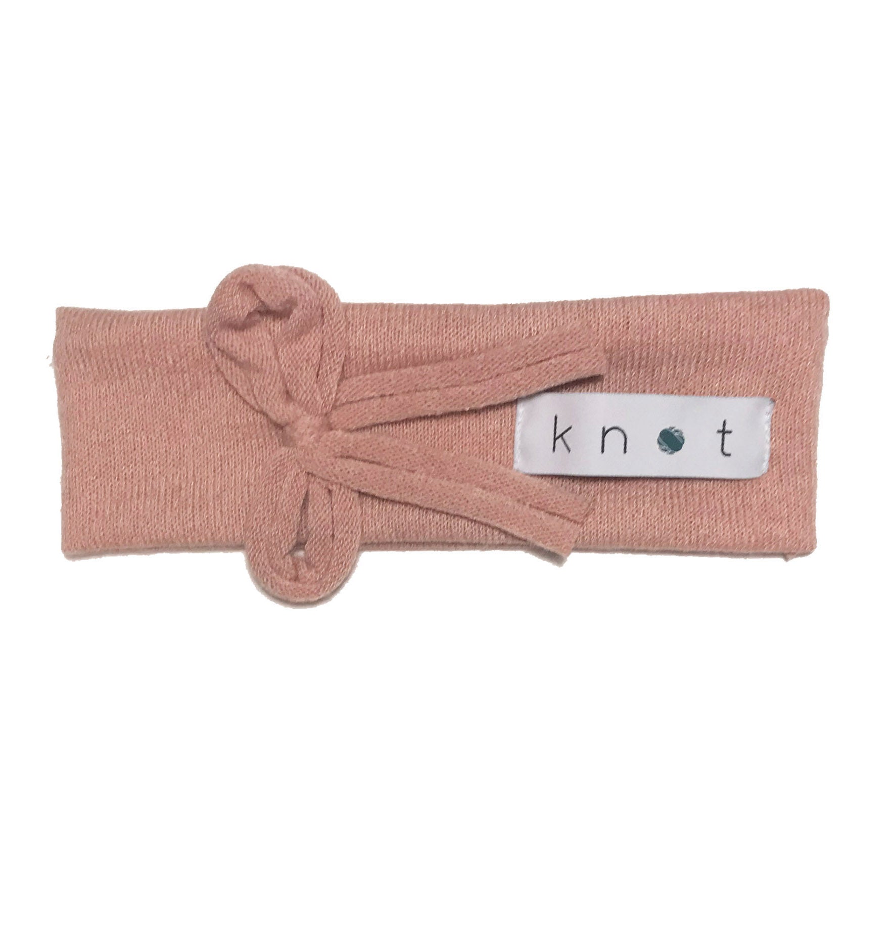 Bébé Bow Headwrap // Blush KNIT - KNOT Hairbands