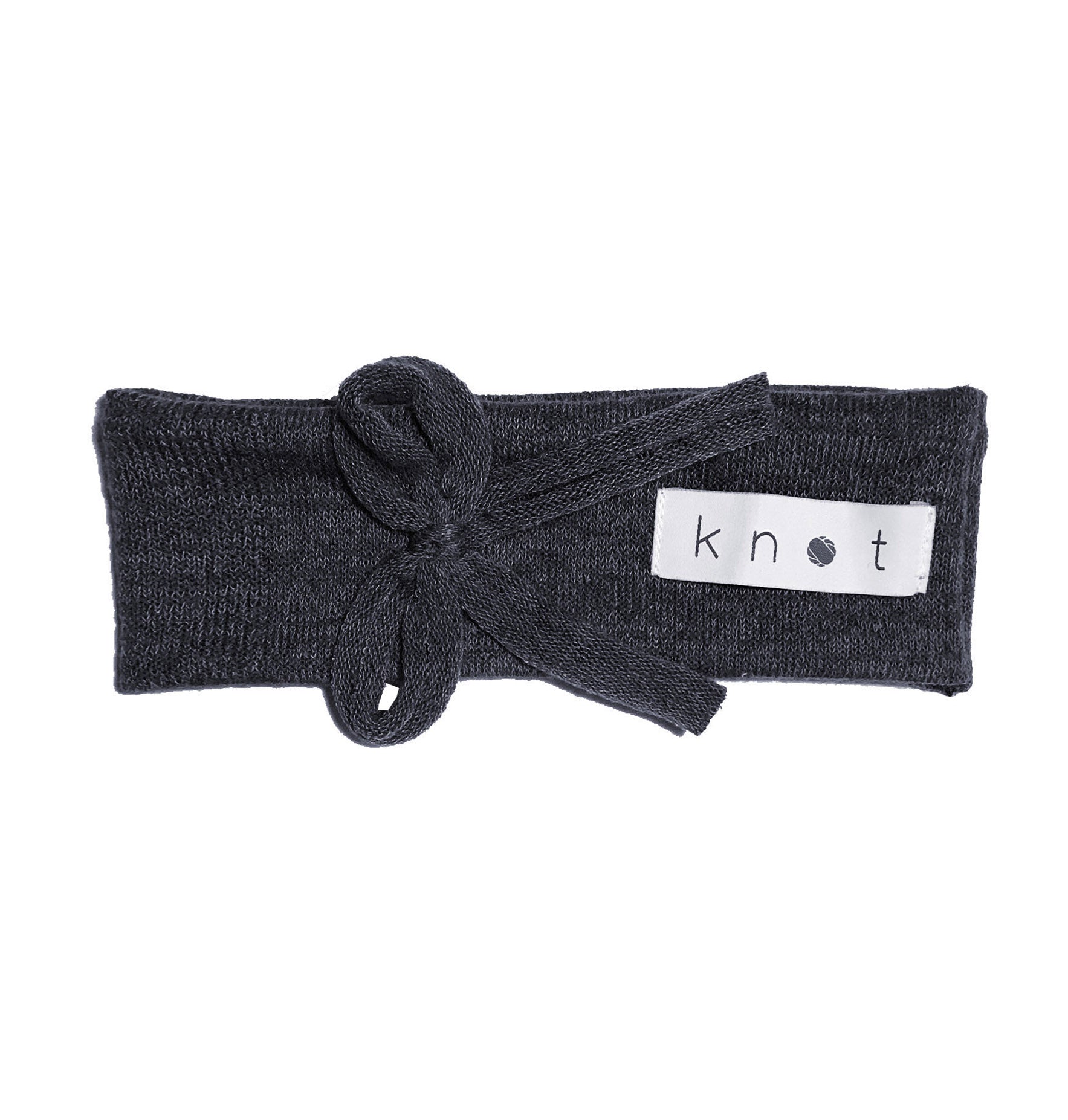 Bébé Bow Headwrap // Navy KNIT - KNOT Hairbands
