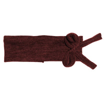 Load image into Gallery viewer, Bébé Bow Headwrap // Wine KNIT - KNOT Hairbands