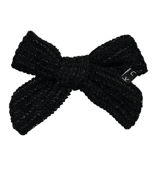 CLASSICAL CHENILLE BOW CLIP - KNOT Hairbands