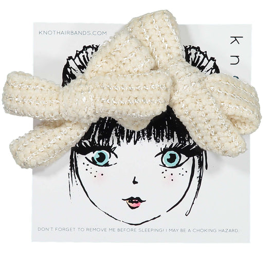 CLASSICAL CHENILLE CLIP SET - KNOT Hairbands