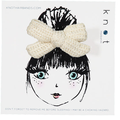 CLASSICAL CHENILLE CLIP SET - KNOT Hairbands