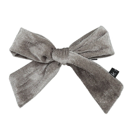 CLEF VELVET BOW CLIP - KNOT Hairbands