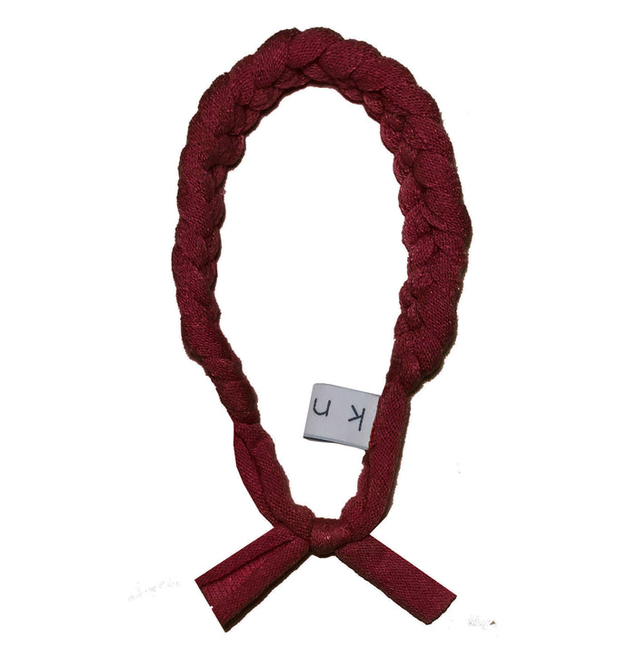 COZY CATERPILLAR  Headwrap // Wine KNIT - KNOT Hairbands