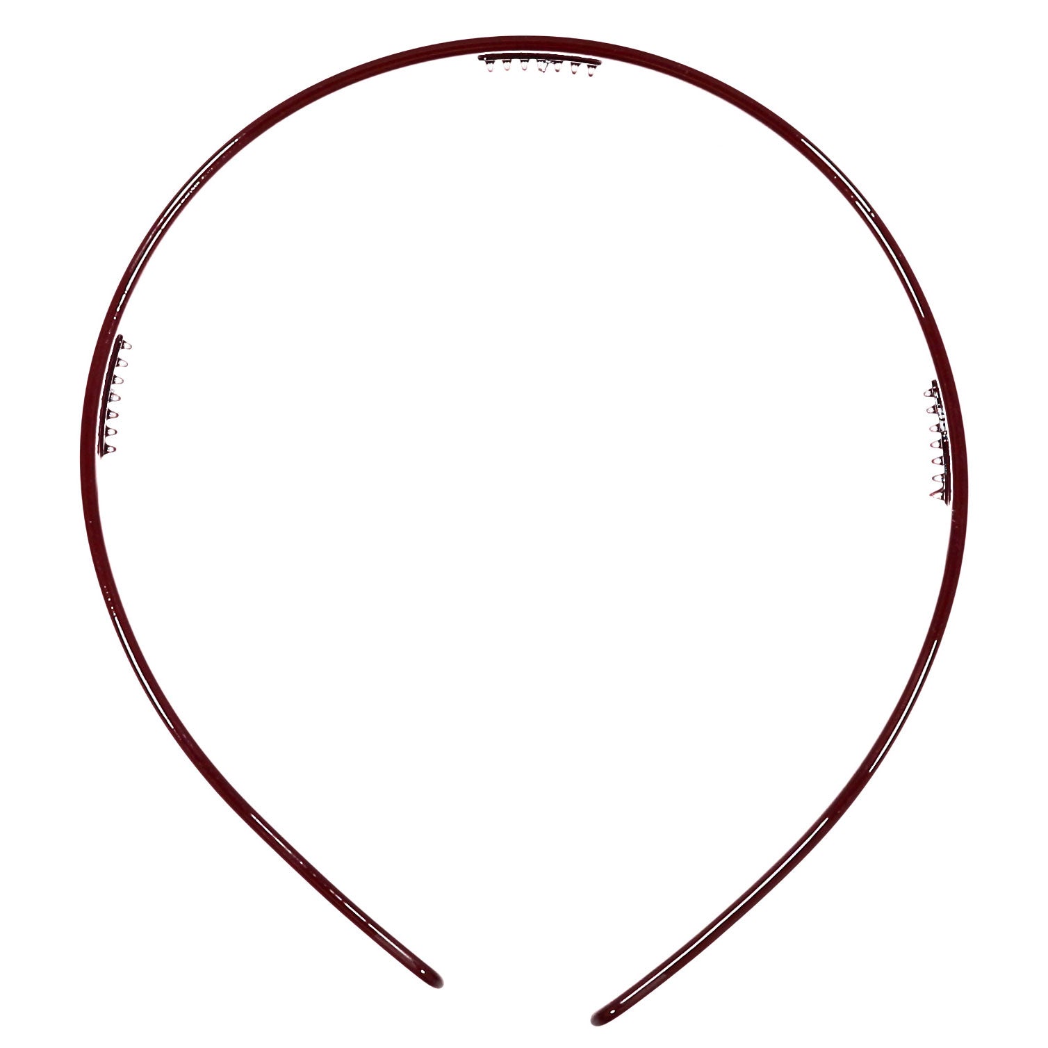 CLASSIC GLOSS HEADBAND // Burgundy - KNOT Hairbands