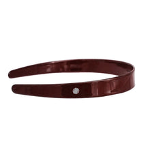Load image into Gallery viewer, CLASSIC GLOSS HEADBAND // Burgundy - KNOT Hairbands