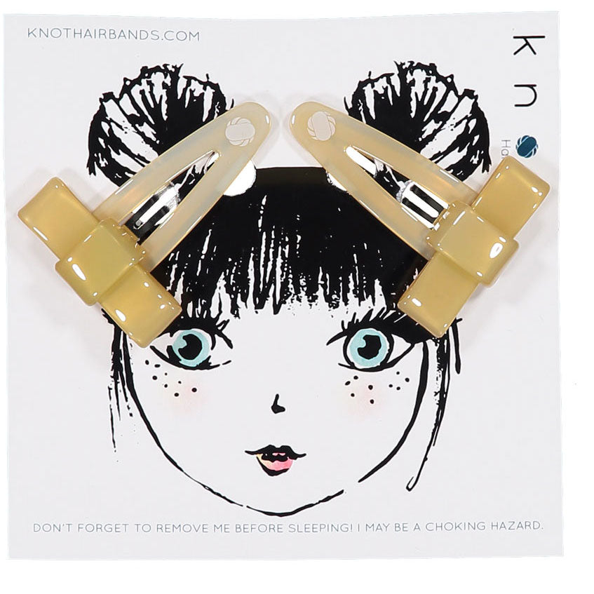 CLASSIC BOW CLIP SET - KNOT Hairbands