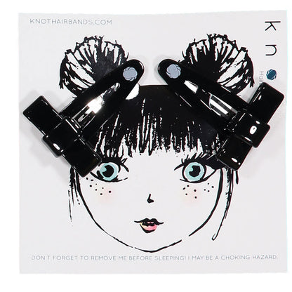CLASSIC BOW CLIP SET - KNOT Hairbands