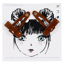 Load image into Gallery viewer, CLASSIC BOW CLIP SET - KNOT Hairbands
