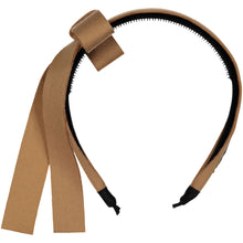 Load image into Gallery viewer, COZY BOW HEADBAND // Almond - KNOT Hairbands