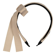 Load image into Gallery viewer, COZY BOW HEADBAND // Pearl - KNOT Hairbands