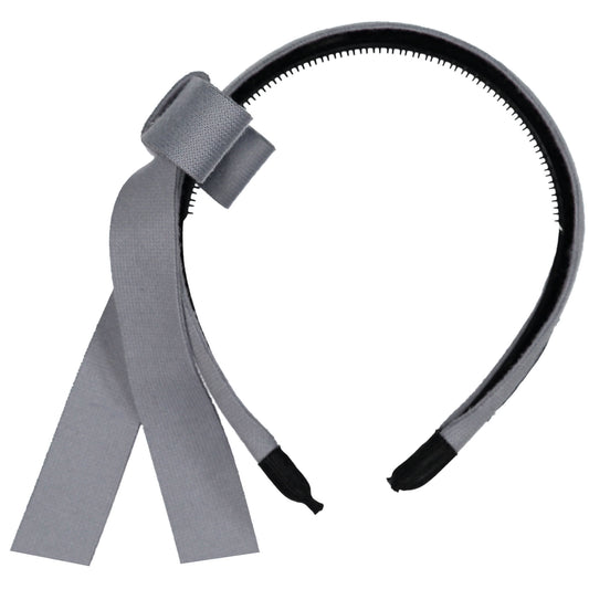 COZY BOW HEADBAND // Slate - KNOT Hairbands