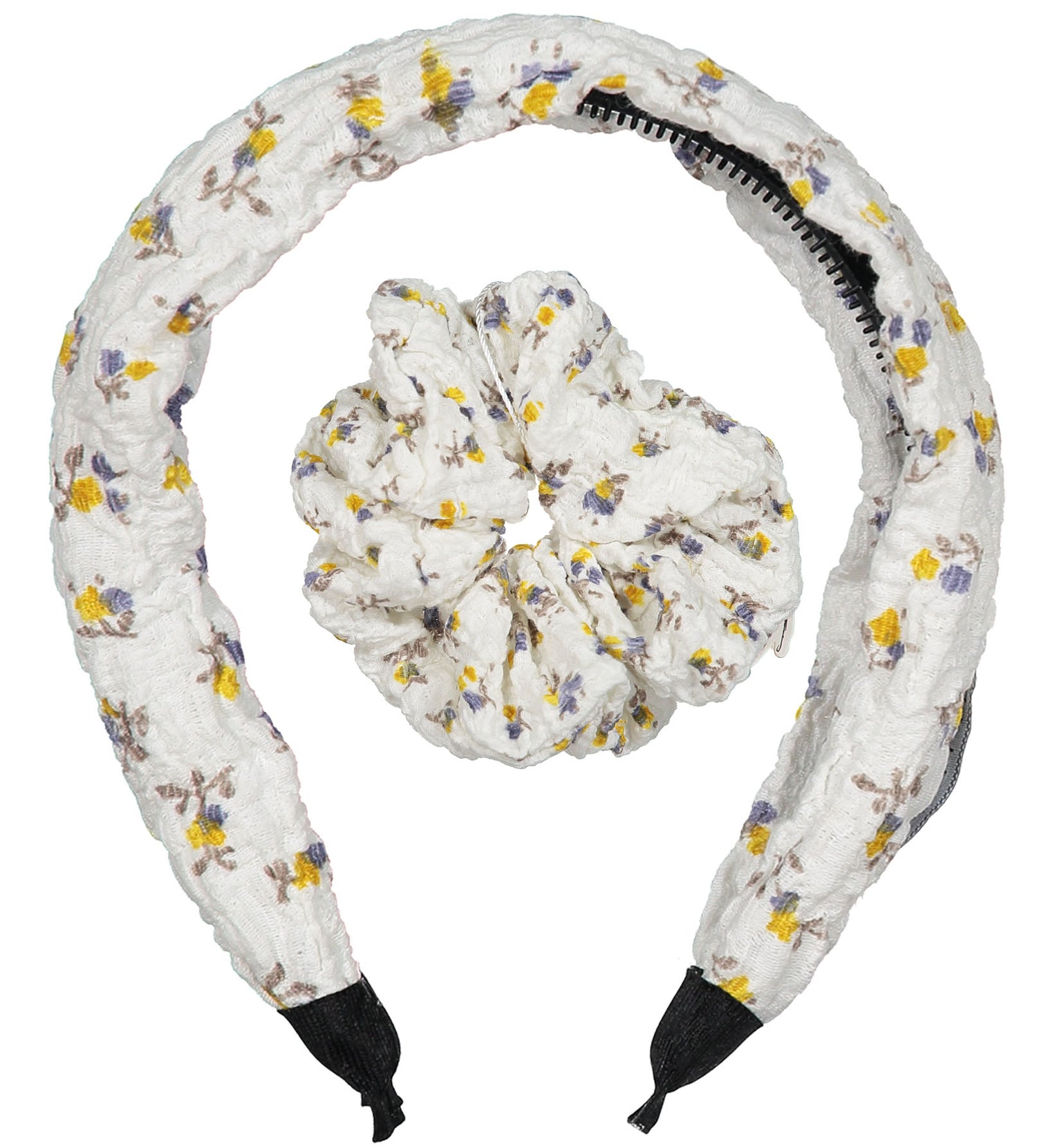 DAISY HEADBAND + SCRUNCHIE SET - KNOT Hairbands