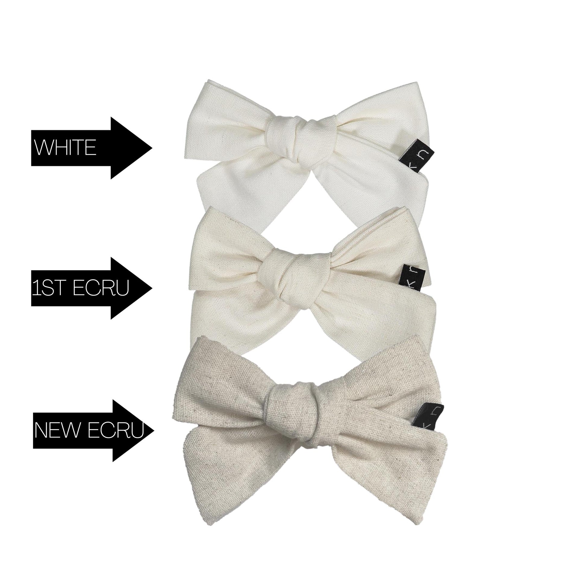 LINEN BOW - KNOT Hairbands