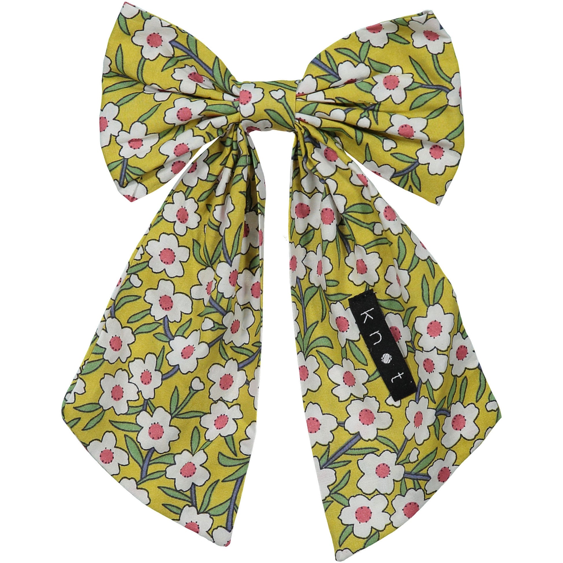 FLORAL BOW CLIP - KNOT Hairbands