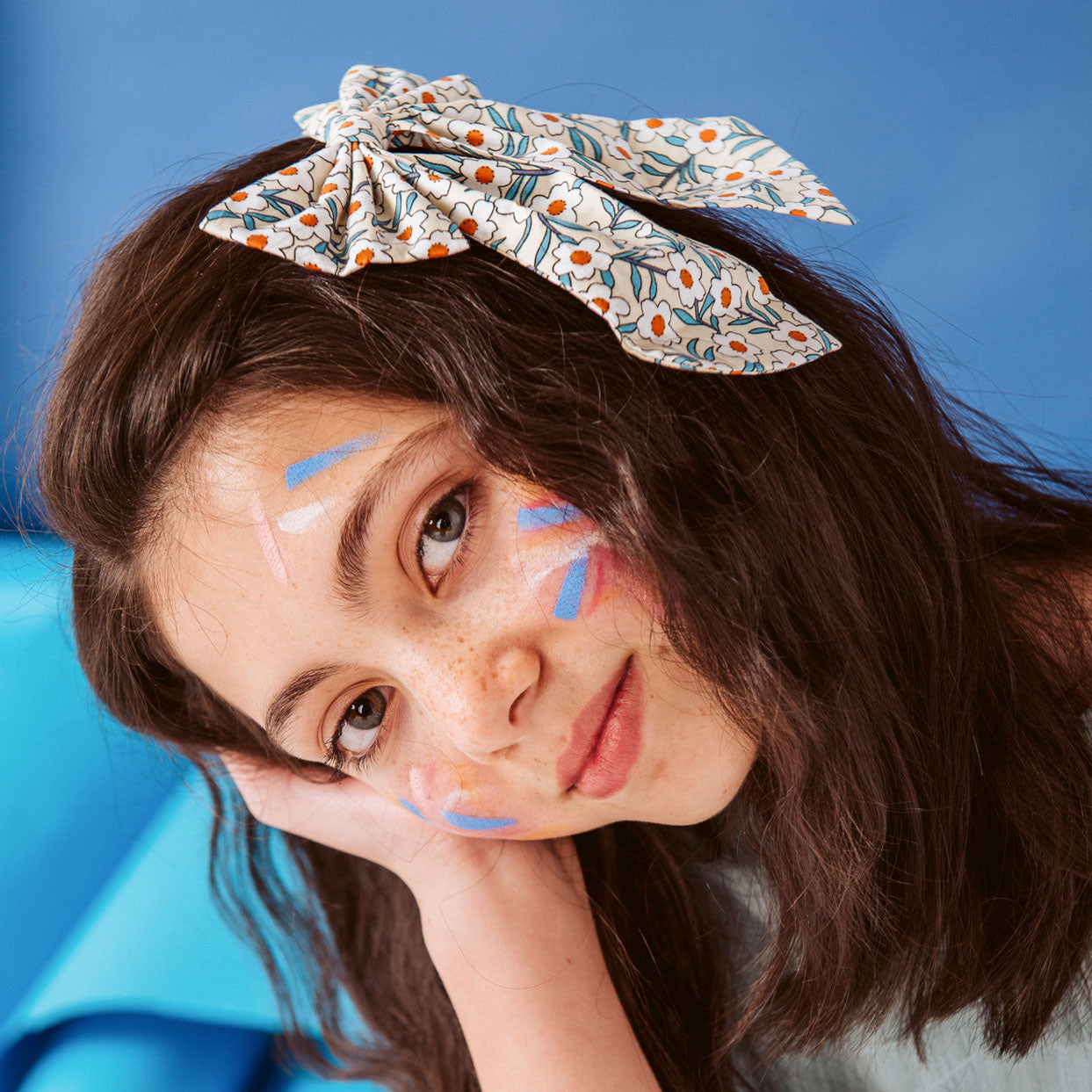 FLORAL BOW CLIP - KNOT Hairbands