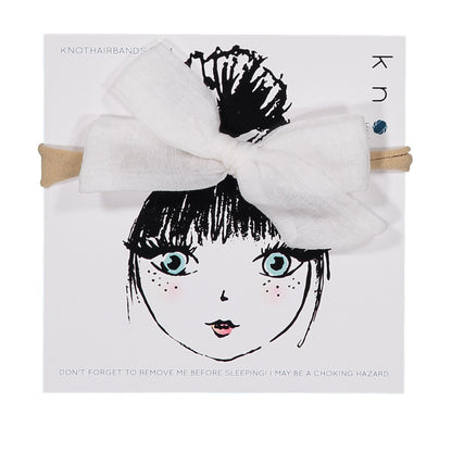FLUTTER MINI BOW BAND - KNOT Hairbands