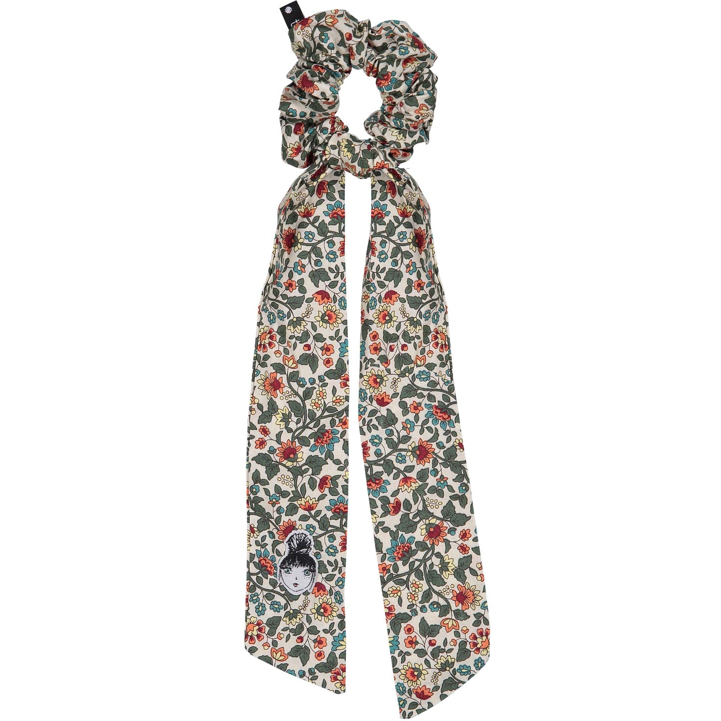 FOREST FLORAL SCRUNCHIE - KNOT Hairbands