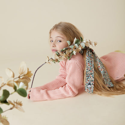 FOREST FLORAL SCRUNCHIE - KNOT Hairbands